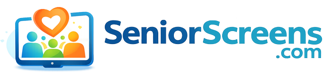 SeniorScreens — existing website logo