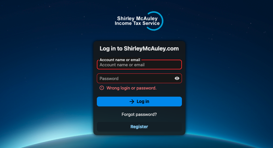 Accounting Portal: Secure Uploads and Secure Messaging